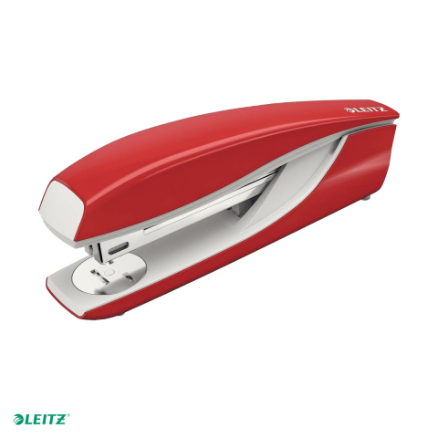 Tehnica de birou - Capsator metalic Leitz 5504 NeXXt Series, capsare 40 coli, 200 capse P3 incluse, rosu