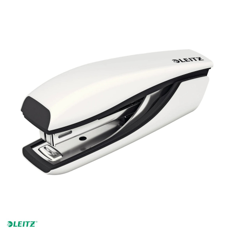 Tehnica de birou - Capsator metalic Leitz WOW 5528 MINI NeXXt Series, capsare 10 coli, 1000 capse P2 incluse, alb