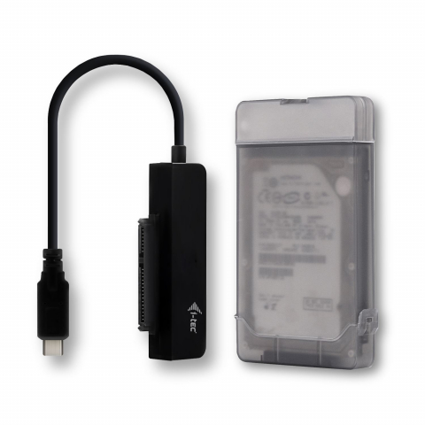 Carcasa externa MySafe i-tec, USB-C 3.1 pentru HDD/SSD 2.5'' SATA, neagra [7]