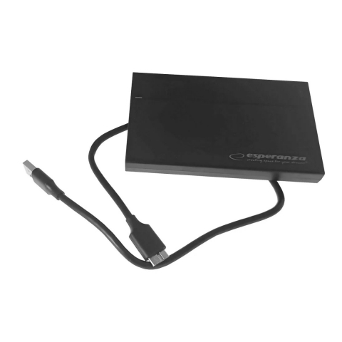 Carcase Hard Disk-uri - Carcasa externa pentru hard disk 2.5", Rack HDD/SSD Sata, USB 3.0, negru, EBA102