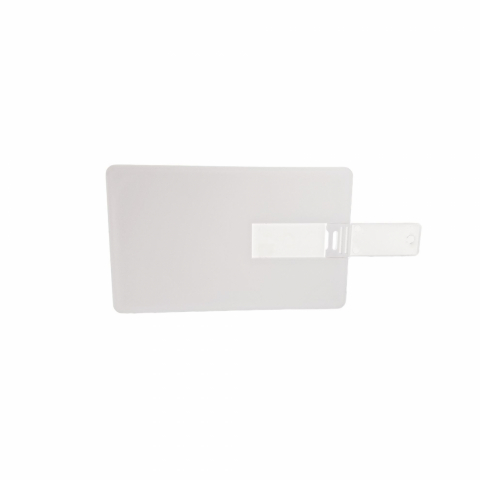 Carcasa USB-01W pentru memorie USB, tip card,din plastic,alb [2]