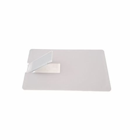 Accesorii memorii USB - Carcasa USB-01W pentru memorie USB, tip card,din plastic,alb