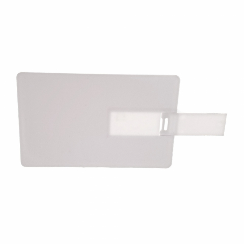 Carcasa USB-01W pentru memorie USB, tip card,din plastic,alb [1]