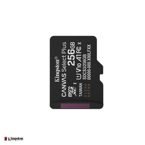 Medii de stocare - Card de memorie Kingston 256GB SDXC Canvas Select+ Gen3, 150MB/s clasa 10 UHS-I U1 V10
