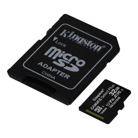Card de memorie MicroSD Kingston Canvas Select Plus, 32GB, UHS-I, 100MB/s, cu adaptor [1]
