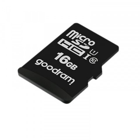 Card de memorie microSDHC 16 Gb clasa 10 UHS-I, Goodram, cu adaptor SD [10]
