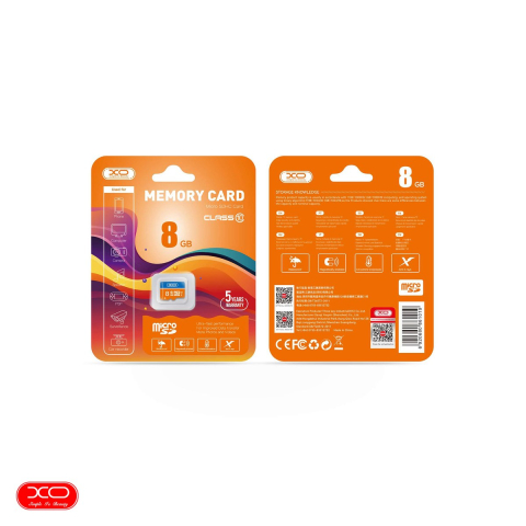 Carduri memorie - Card de memorie XO 8GB microSDHC clasa 10, 10 UHS-I