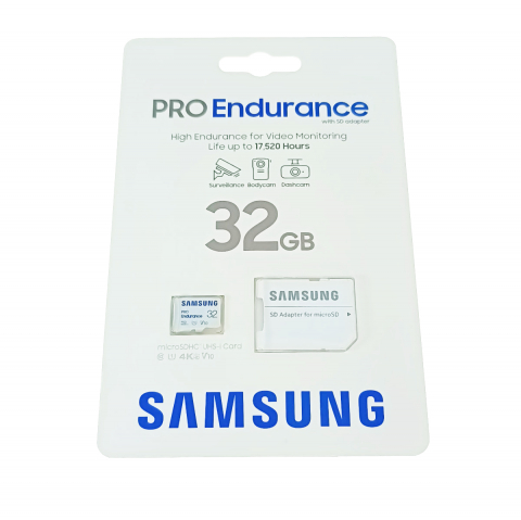 Card microSDHC 32 Gb, Samsung Pro Endurance, U1, V10, 100/30/Mb/s, cu adaptor [4]