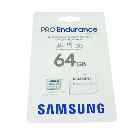 Card microSDHC 64 Gb, Samsung Pro Endurance, U1, V10, 100/30/Mb/s, cu adaptor [4]