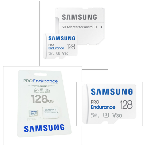 Card microSDXC 128 Gb, Samsung Pro Endurance, U3, V30, 100/40/Mb/s, cu adaptor [2]