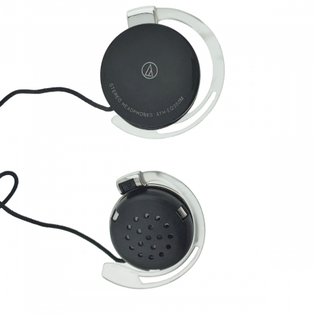 Casti - Casti audio stereo On-ear, ATH-EQ300M, cu microfon, 2 x conectori jack 3.5mm, cablu 215 cm, negre