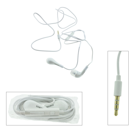 Casti cu microfon, pentru Samsung EHS64AVFWE i9300 GALAXY S3, control pe fir, cablu 110 cm, conector jack 3.5mm, albe [3]