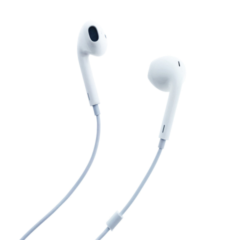 Casti in-ear cu microfon, Fiesta FISEMW10, conector USB Tip C, control pe fir, lungime cablu 120 cm, albe [2]