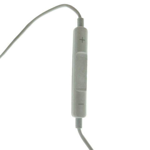 Casti in-ear , cu microfon, pentru telefon, hands-free, control volum pe fir, conector stereo jack 3.5mm, cablu 95cm, albe [3]