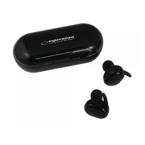 Casti In-Ear wireless, Esperanza Cardera 95826, Bluetooth v.5.0, TWS, cu statie de incarcare, negre [3]