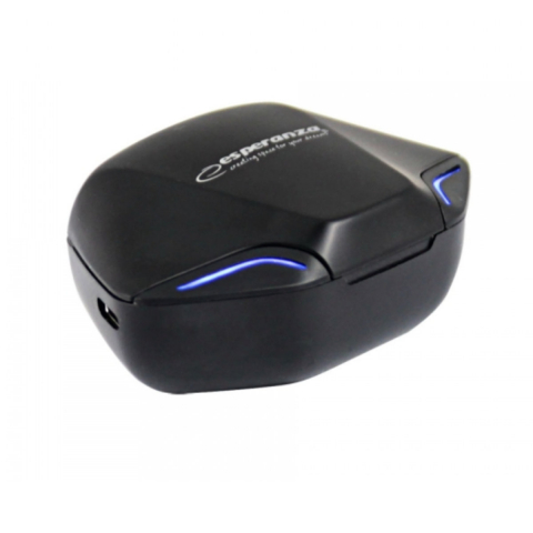 Casti In-Ear wireless TWS, Esperanza Sagitta 95838, Bluetooth v.5.0, cu statie de incarcare, negre [6]