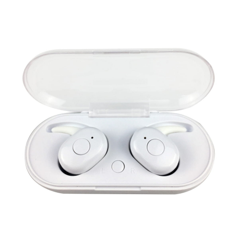Casti wireless - Casti In-Ear wireless TWS, Freestyle 45144, Bluetooth v.5.0, cu statie de incarcare, albe
