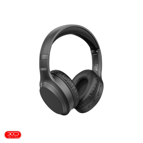 Casti mari bluetooth - Casti over-ear bluetooth v.6.0, XO BE39, cu microfon, 500mAh, USB-C, functia ANC, dimensiuni 191 x 175 x 77mm, negre
