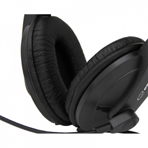 Casti stereo cu microfon, Esperanza Concerto, control volum, conectori 2 x jack 3.5mm, negre [2]