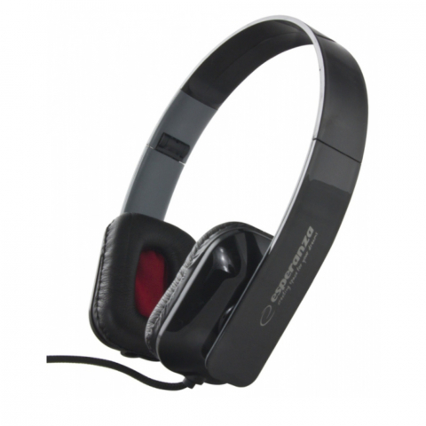 Casti stereo PC, Esperanza EH143 Aruba, pliabile, cablu 3 m, control volum, negre [3]
