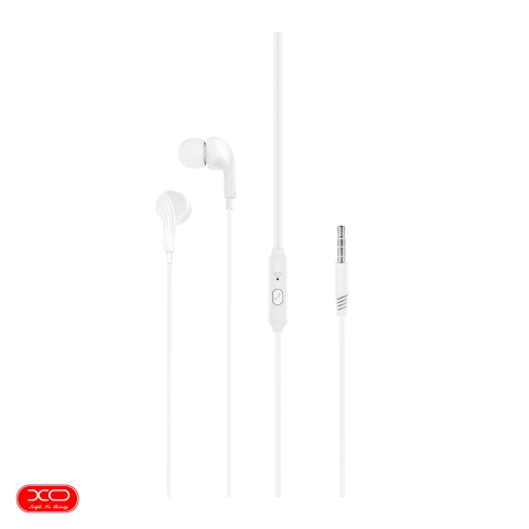 Casti - Casti XO cu fir EP86 jack 3,5 mm, cablu 1.2m, Alb