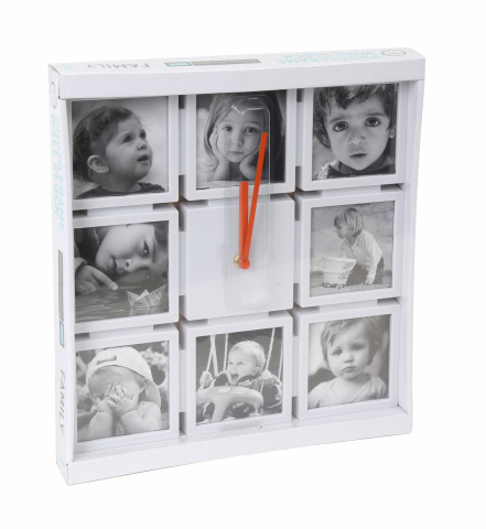 Ceas decorativ de perete PLATINET - Family (33x33x3.5 cm) [6]