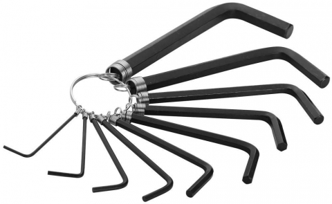 Chei imbus, cu locas hexagonal, FS-11453, 1.5 - 10 mm, set 10 bucati [5]