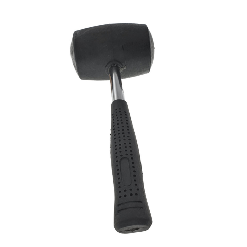 Ciocan de cauciuc negru, 1 Kg , cu maner metalic izolat, anti-alunecare [3]