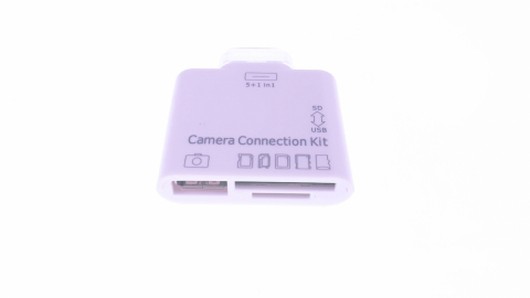 Cititor Carduri USB 2.0 - Cititor Carduri 3 in 1 pt.ipad 2 /3 special pentru transfer de poze , portul USB suporta tastatura externa