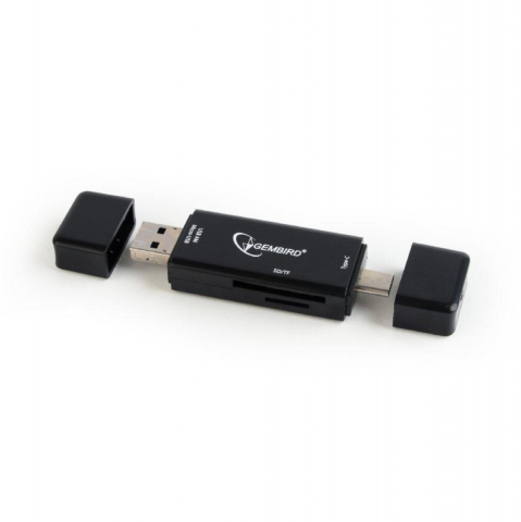 Cititor carduri CR3in1, OTG, cu USB 3.1 tip C si USB 2.0 cu microUSB - Gembird [8]