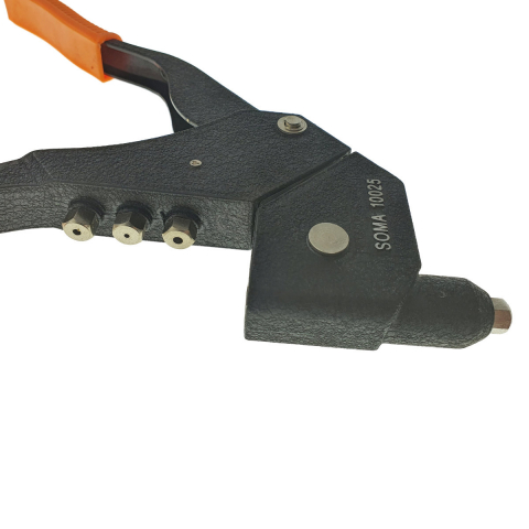 Cleste capsator pop nituri cu cap rotativ 360⁰, Soma Professional 10025, 4 capete, lungime 285mm, pentru nituri de 3mm - 4mm - 5mm [7]