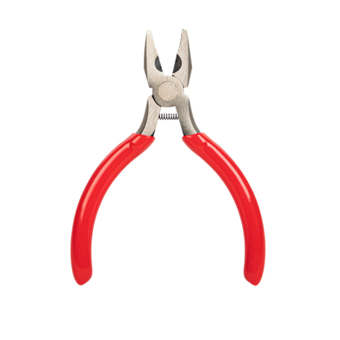 Bricolaj - Cleste de precizie, cu arc, Xtreme 00546, 130mm, suprafata prindere zimtata, rosu cu negru