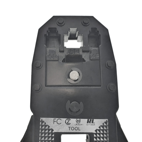 Cleste sertizare pentru mufe RJ45 8p8c , RJ12 6p6c , RJ 11 4p4c , cablare internet si telefon si cutter fire [2]