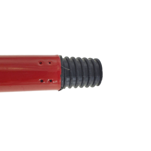 Coada metalica pentru matura sau mop, lungime 102 cm, diametru 22mm, cu filet si maner din plastic, rosie [6]