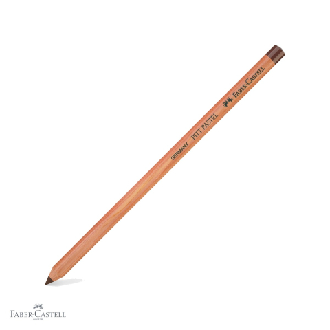 Creioane colorate si carioci - Creion pastel Faber-Castell Pitt, maro Van Dyck, pe baza de ulei, pentru contururi si detalii fine