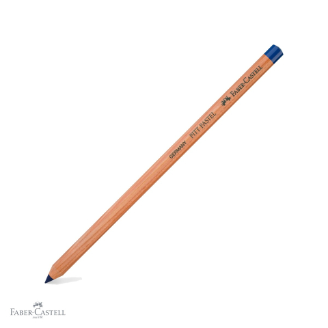 Creioane colorate si carioci - Creion pastel Pitt Faber-Castell, albastru heliu rosiatic, pe baza de ulei, pentru detalii fine si contururi