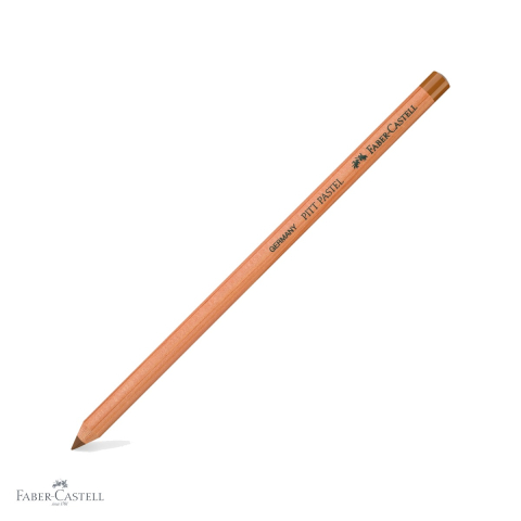 Creioane colorate si carioci - Creion pastel Pitt Faber-Castell, maro umbra, pe baza de ulei, pentru detalii fine si contururi