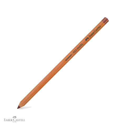 Creioane colorate si carioci - Creion pastel uleios Faber-Castell Pitt, nuanta Maro Caput Mortuum, pentru detalii fine si contururi
