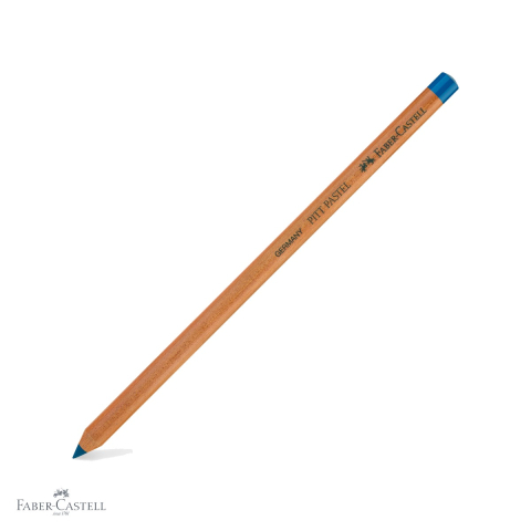 Creioane colorate si carioci - Creion pastel uleios Faber-Castell Pitt, turcoaz albastrui, pentru contururi si detalii fine