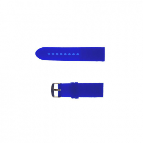 Curea de ceas BL18-01 din silicon albastru , 18mm [6]