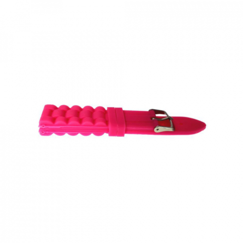 Accesorii ceasuri - Curea de ceas P20-01 din silicon roz , 20mm