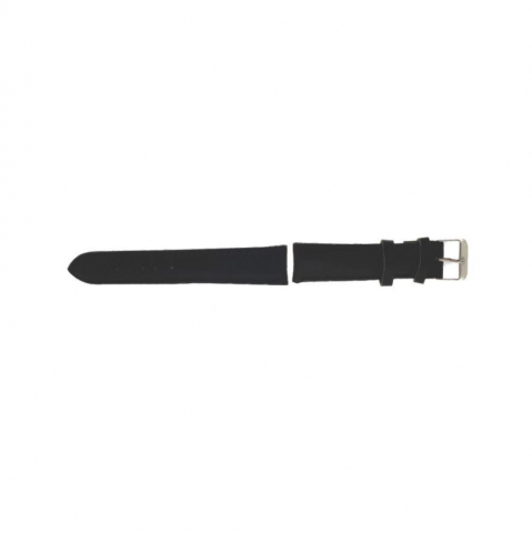 Curea de ceas PB24, piele naturala interior, piele ecologica exterior, neagra, 24mm [3]