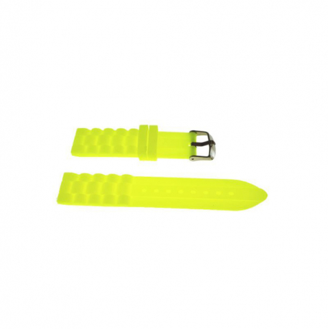 Curea de ceas Y22-01 din silicon galben fluorescent , 22mm [4]