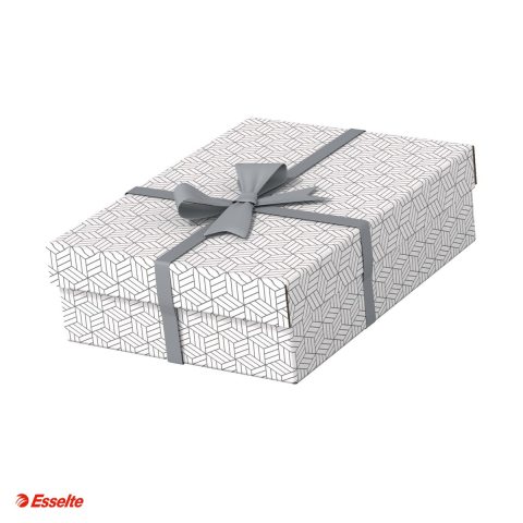 Cutii depozitare - Cutie depozitare Esselte Home Recycled, S- cadou, carton, alb