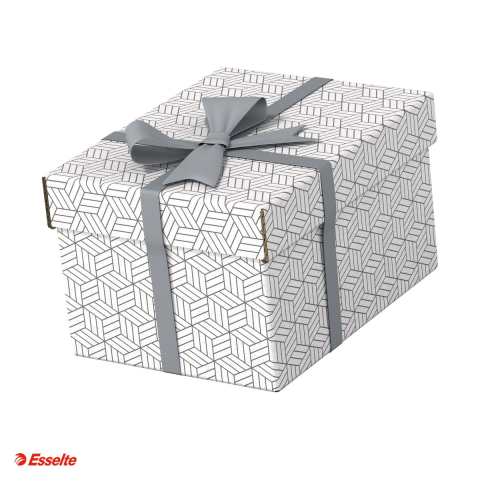 Cutii depozitare - Cutie depozitare Esselte Home Recycled, S, carton, alb