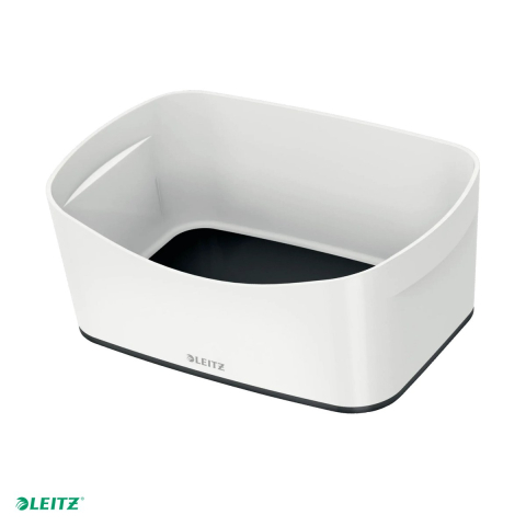 Birotica papetarie - Cutie depozitare Leitz WOW MyBox, 24x9x16 cm, negru