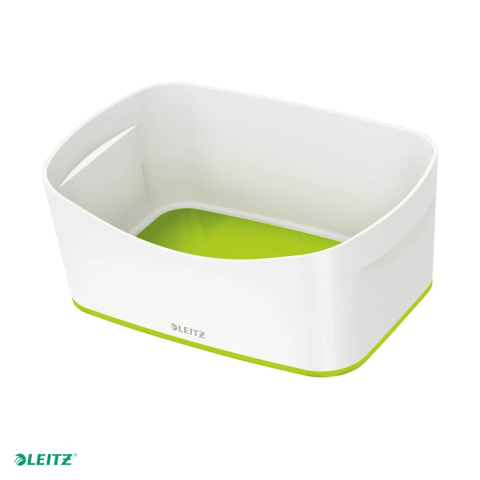 Birotica papetarie - Cutie depozitare Leitz WOW MyBox, 24x9x16 cm, verde