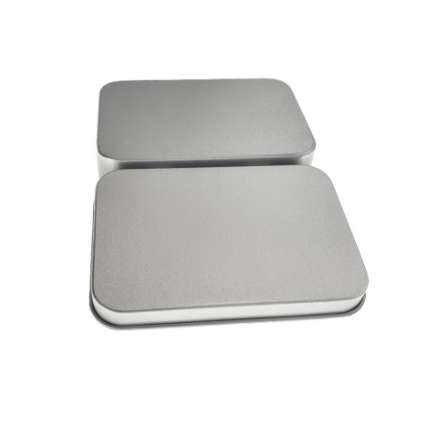 Cutie personalizabila Platinet Pendrive Box 45168, 87x60x18mm, pentru memorie USB, metalica, inchidere tip carte, argintie [8]