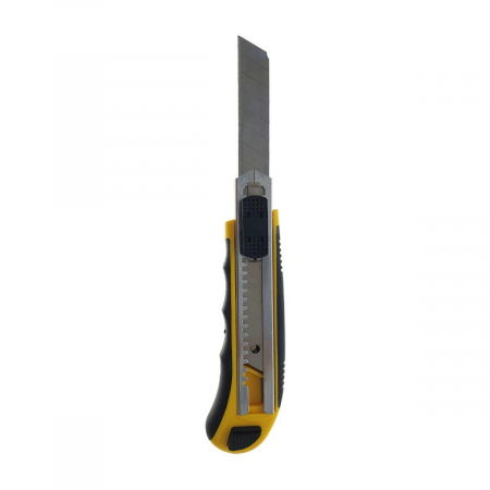 Unelte de mana - Cutter FS-11472 cu lama 100x18mm,maner cu insertie cauciuc si 7 rezerve