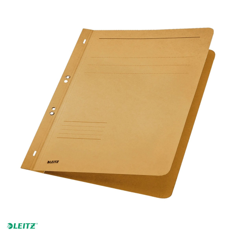 Organizare si arhivare - Dosar cu sina Leitz 1/1, carton, A4, cu capse, capacitate 170 coli, pentru arhivare, kraft
